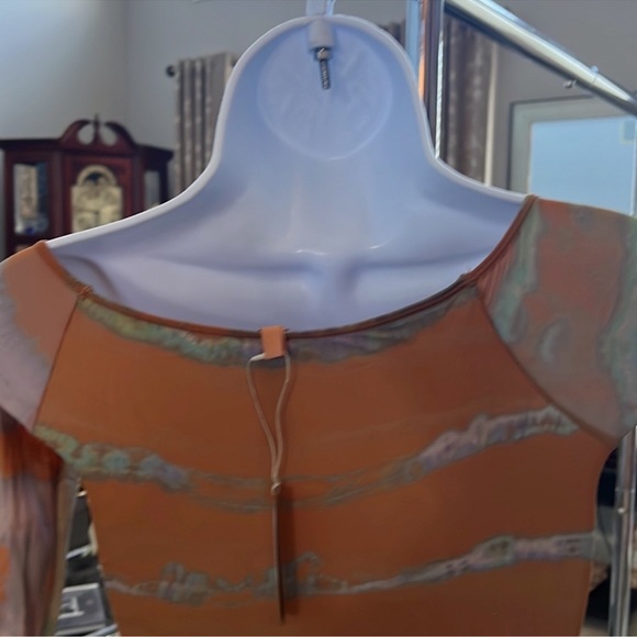 SKIMS RARE!! SKIMS Jelly Sheer Off the Shoulder Dress Tie
Dye Print, S - Picture 9 of 10